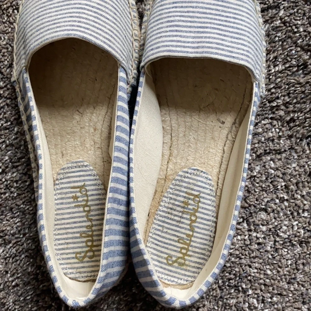 Splendid Women’s Espadrilles Flats Blue Stripes
